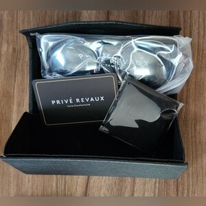 NWOT Prive Revaux The Georgian Smoke Grey Cat-Eye Sunglasses